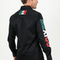 Men’s Single Pocket Logo Modern Fit Stretch Mexico Dress Shirt - Black