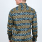 Men’s Legendary Aztec Cotton Spandex Modern Fit shirt - Black
