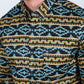 Men’s Legendary Aztec Cotton Spandex Modern Fit shirt - Black