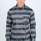 Men’s Legendary Aztec Cotton Spandex Modern Fit shirt - Charcoal