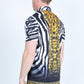 baroque animal print polo side platini