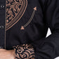 Men's Cotton Black Embroidery Western Shirt
