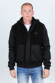 Fur-Lined Quilted Hooded Jacket