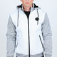 Mens Fur Lined Quilted Hooded Jacket - White