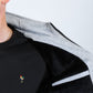 Mens Fur Lined Quilted Hooded Jacket - White