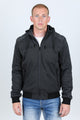 Fur-Lined Quilted Hooded Jacket