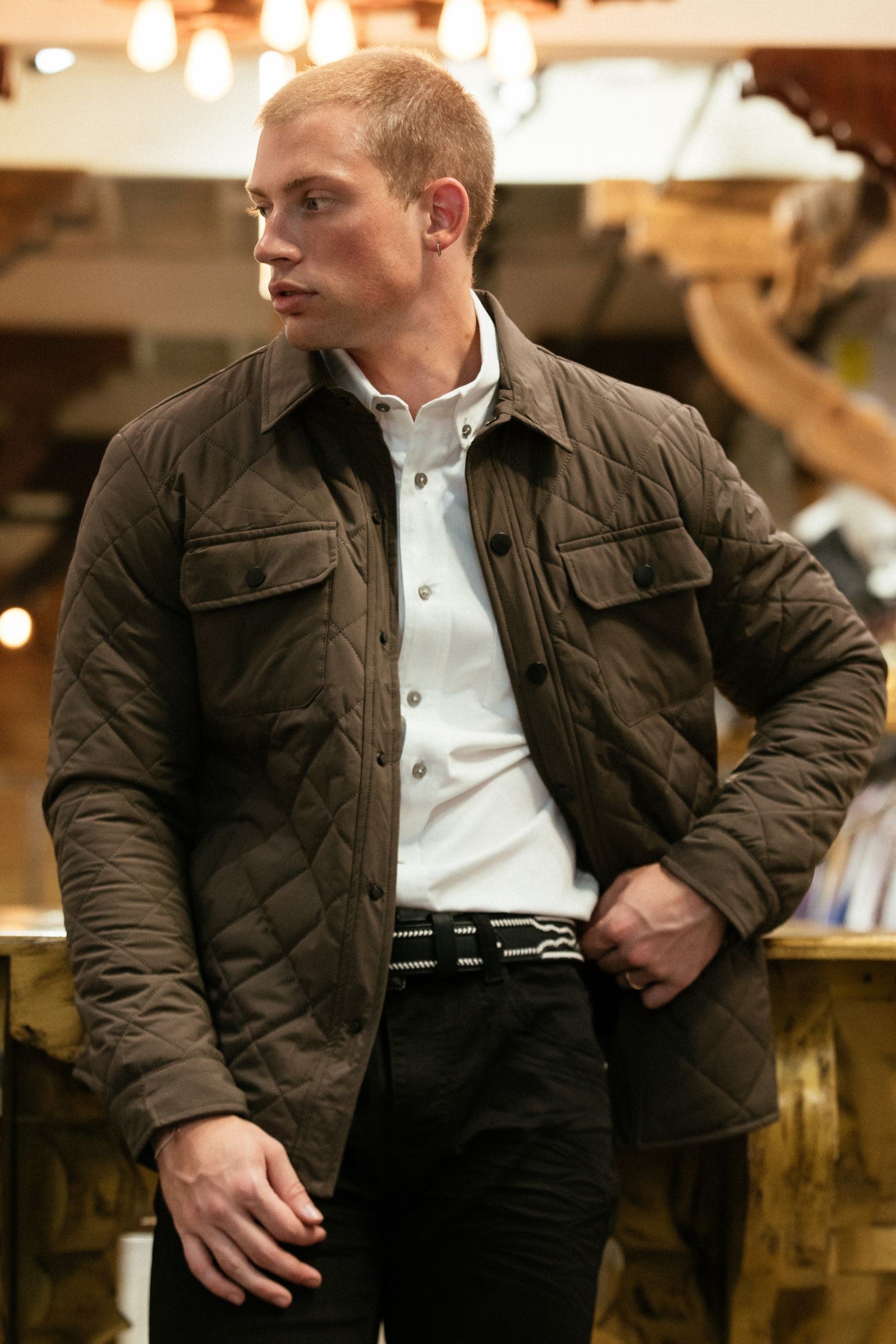 Mens fur hotsell inside jacket