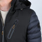Men's Insulated Lightweight Water-Resistant Softshell Jacket - Black