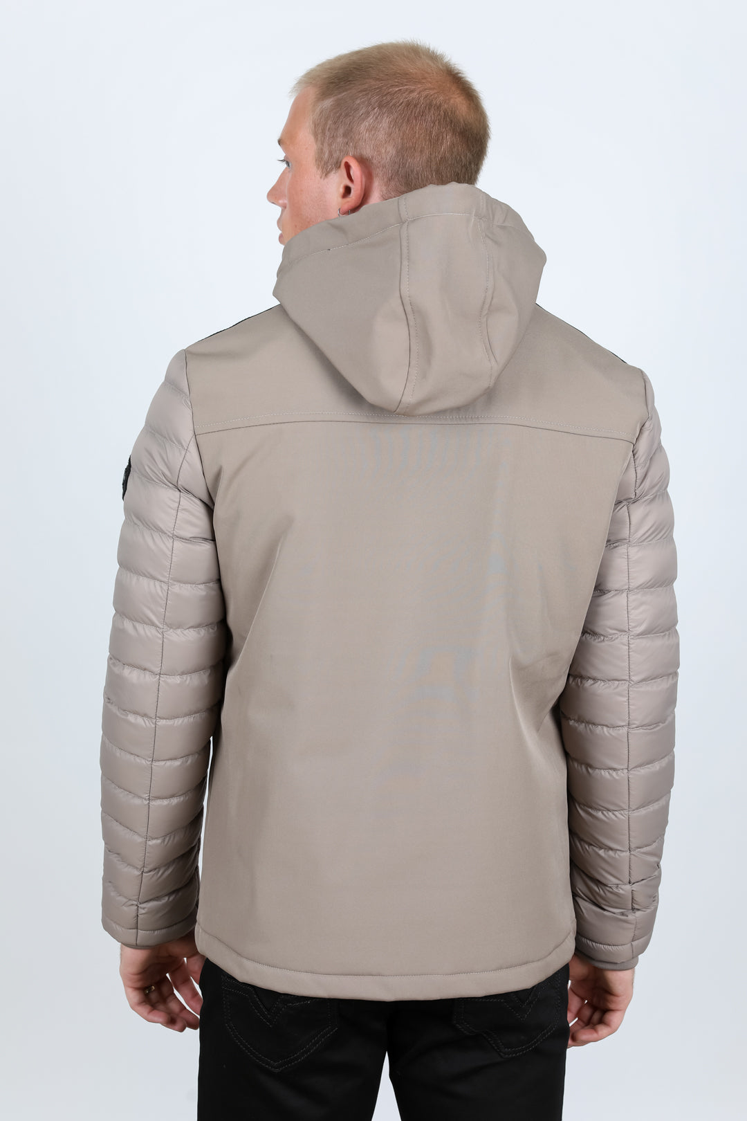 Men's Insulated Lightweight Water-Resistant Softshell Jacket - Mink