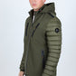 Men's Insulated Lightweight Water-Resistant Softshell Jacket - Olive