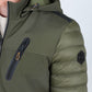 Men's Insulated Lightweight Water-Resistant Softshell Jacket - Olive