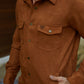 camel ii faux suede overshirt men