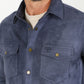 Men's Faux Suede Overshirt - Navy