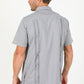 Men's Modern Light Gray GUAYABERA Shirt