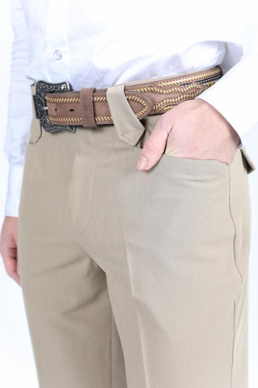 charcoal slim western pant men heath platini front