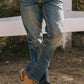 tint blue holt slim boot cut jean men platini