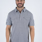 Mens Pearl Snap Buttons White Western Polo
