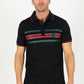 Men's Cotton Modern Fit Black Polo