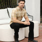 Men's Cotton Modern Fit Beige Polo