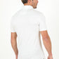 Cotton Knit Polo with Chest Pocket - White