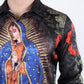 Mens Jacquard Fabric Modern Fit GUADALUPE Print Shirt