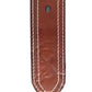 Mens Genuine Leather 3D Embossed Belt - Brown