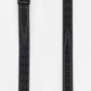 Genuine Leather Aztec Textured Buckle Belt - Black
