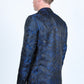 navy modern fit evening blazer men platini back