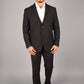 black slim fit dress suit men platini lifestyle