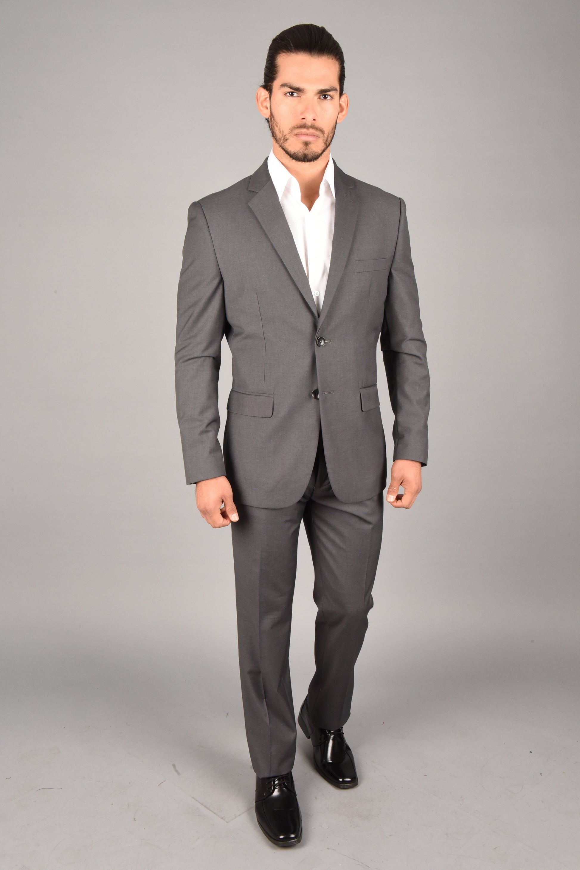 charcoal slim fit dress suit men platini lifestyle