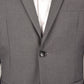 charcoal slim fit dress suit men platini close up