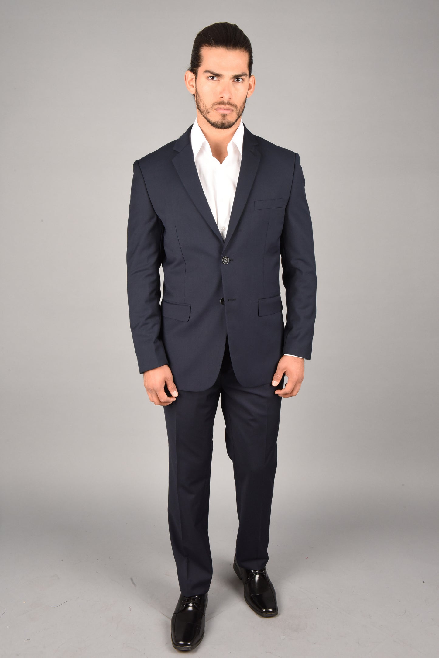 navy slim fit dress suit men platini lifestyle