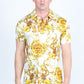 Men's Baroque Print Red Label Polo