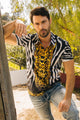 Baroque Animal Print Polo
