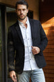 Embroidered Suede Blazer