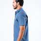 Men's Fishing Blue Short Sleeve Shirt