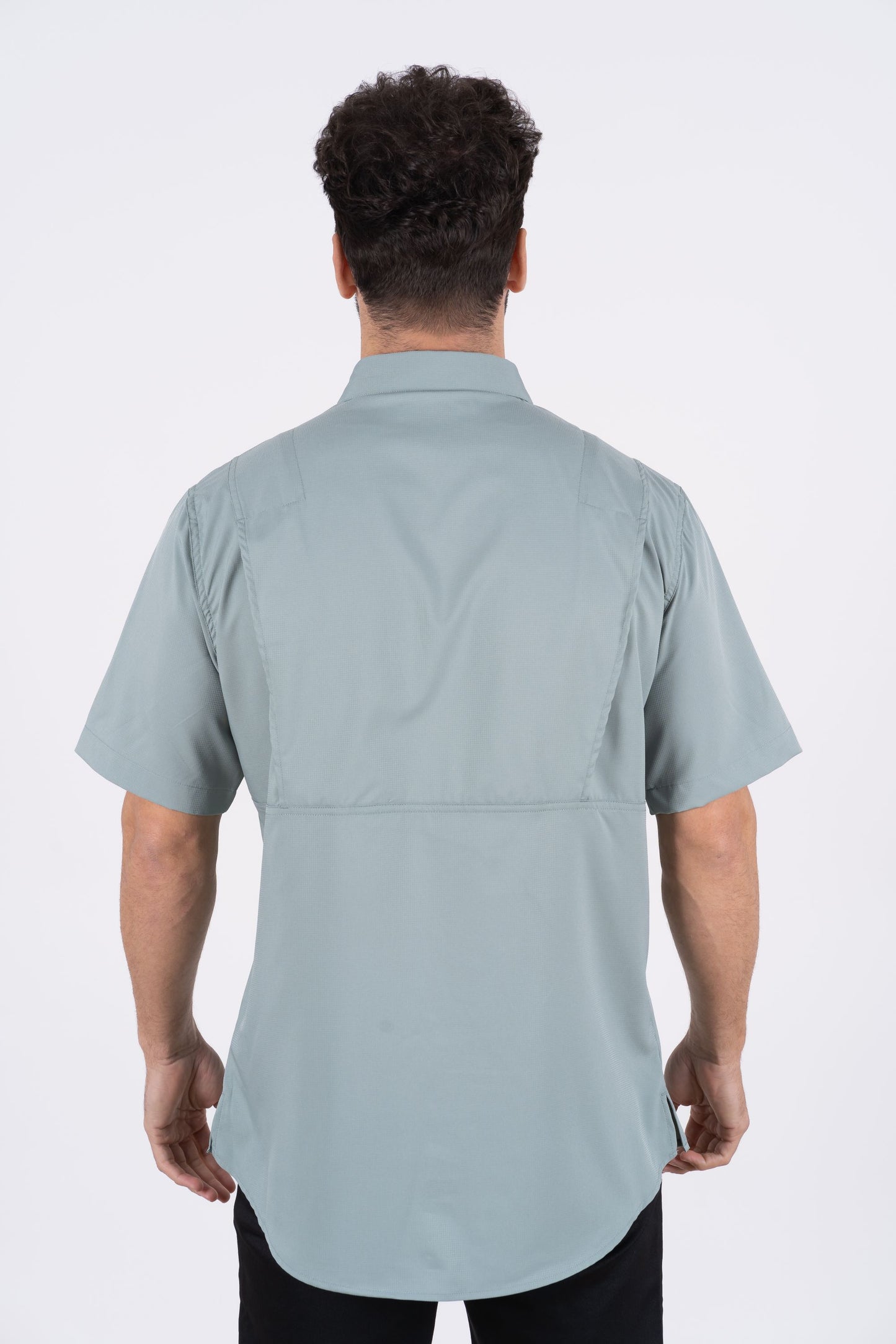 Men's Fishing Sage Short Sleeve Shirt