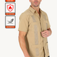 Men's Modern Khaki GUAYABERA Shirt