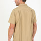 Men's Modern Khaki GUAYABERA Shirt