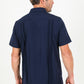 Men's Modern Navy GUAYABERA Shirt