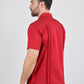 Men's Modern Red GUAYABERA Shirt