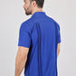 Men's Modern Royal Blue GUAYABERA Shirt