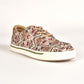 Mens Aztec Print Canvas Sneaker