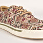 Mens Aztec Print Canvas Sneaker