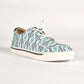 Mens Aztec Print Canvas Sneaker