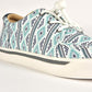 Mens Aztec Print Canvas Sneaker