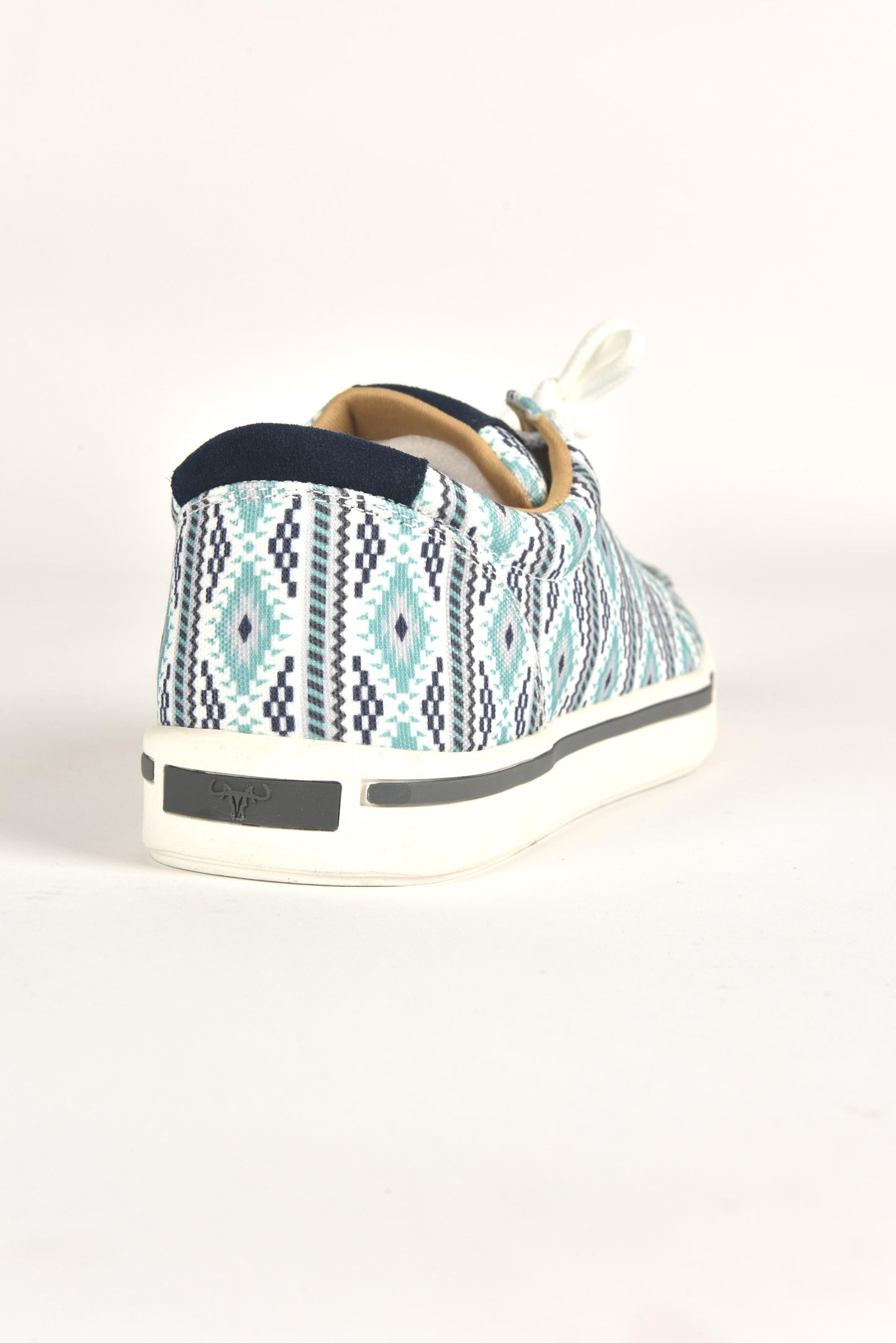 Mens Aztec Print Canvas Sneaker