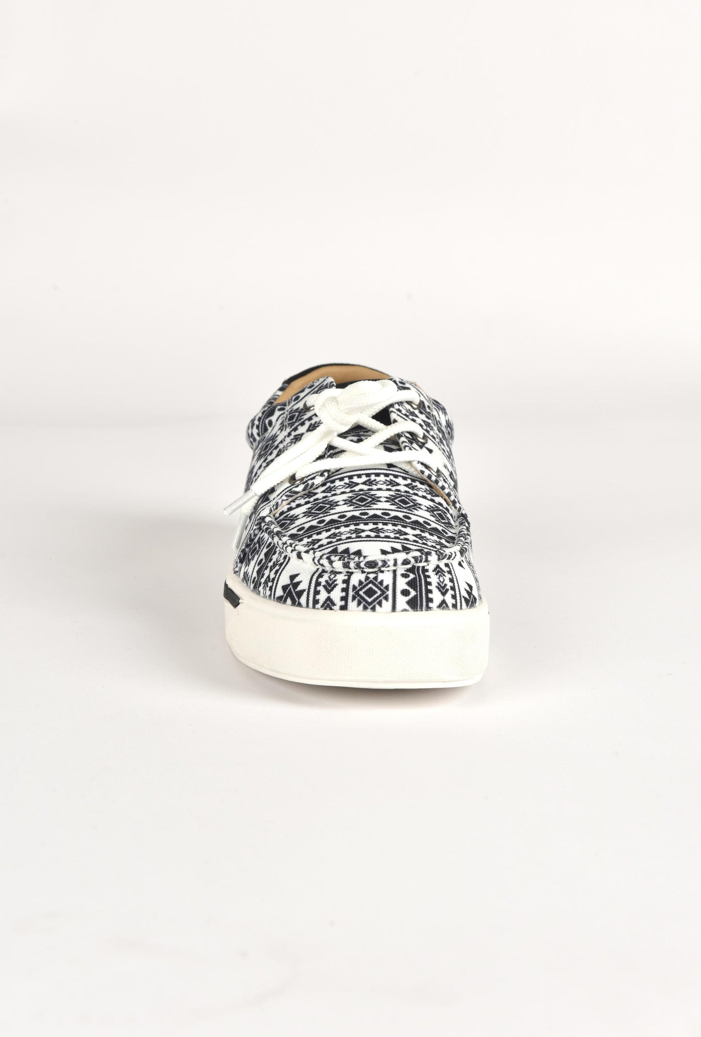 Mens Aztec Print Canvas Sneaker