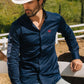 Mens Cotton Modern Fit Stretch USA Embroidery Shirt