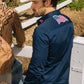 Mens Cotton Modern Fit Stretch USA Embroidery Shirt